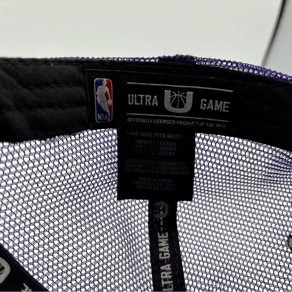 Los Angeles Lakers NBA Ultra Game Unisex Purple Embroidered SnapBack Hat OSFM - Picture 6 of 8
